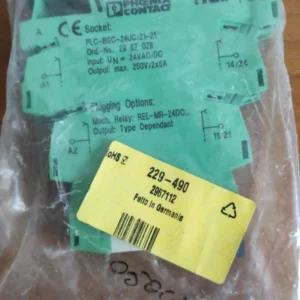 Phoenix Contact PLC-BSC- 24UC/21-21 Base relè